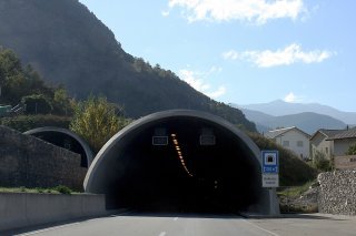 A9 tunnel de Gamsen